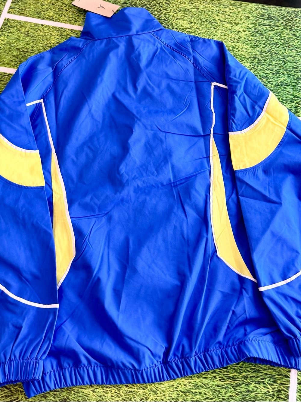 Jordan Brasil Blue and Yellow Track Jacket - Picture 3 of 3